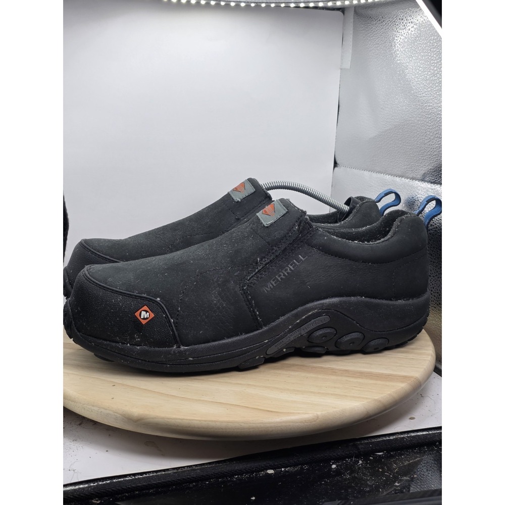 Men's Size 14 - Merrell Jungle Moc LTR CT CSA Work Shoes J003347W Black‎